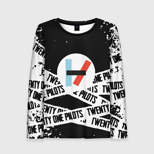 Женский лонгслив Twenty one pilots stripes steel / 3D-принт – фото 1