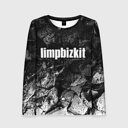 Лонгслив женский Limp Bizkit black graphite, цвет: 3D-принт