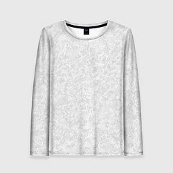 Женский лонгслив Светло-серый текстура