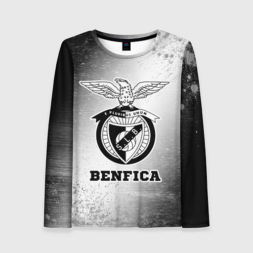 Женский лонгслив Benfica sport на светлом фоне / 3D-принт – фото 1