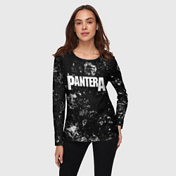 Лонгслив женский Pantera black ice, цвет: 3D-принт — фото 2