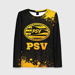 Женский лонгслив PSV - gold gradient