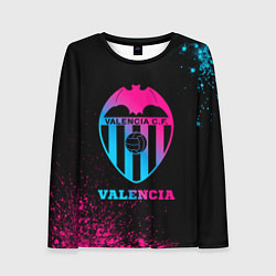 Женский лонгслив Valencia - neon gradient