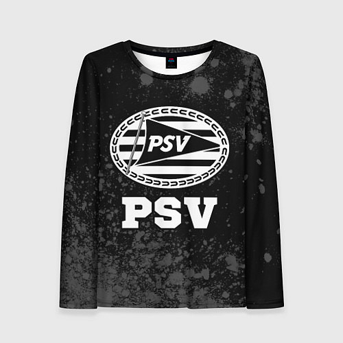 Женский лонгслив PSV sport на темном фоне / 3D-принт – фото 1