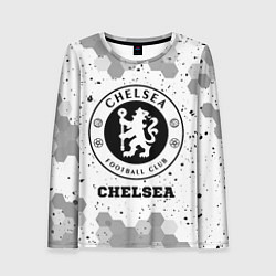 Лонгслив женский Chelsea sport на светлом фоне, цвет: 3D-принт