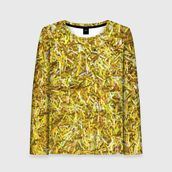 Женский лонгслив Золотые ленточки