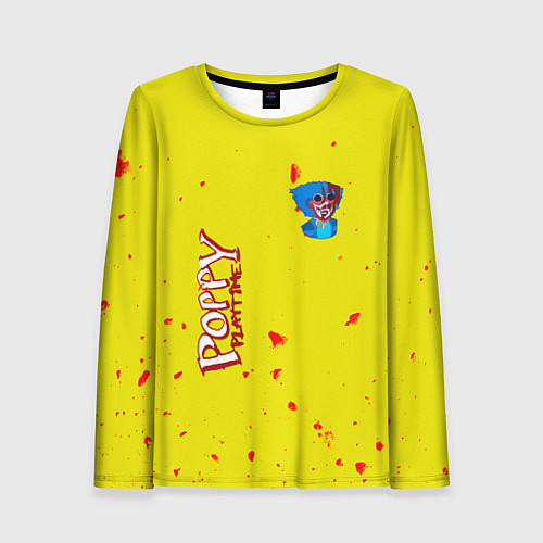 Женский лонгслив Poppy Playtime Хагги Вагги монстр / 3D-принт – фото 1