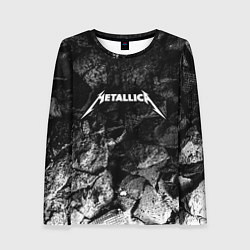 Женский лонгслив Metallica black graphite