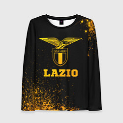 Лонгслив женский Lazio - gold gradient, цвет: 3D-принт