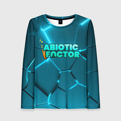 Женский лонгслив Abiotic Factor logo neon