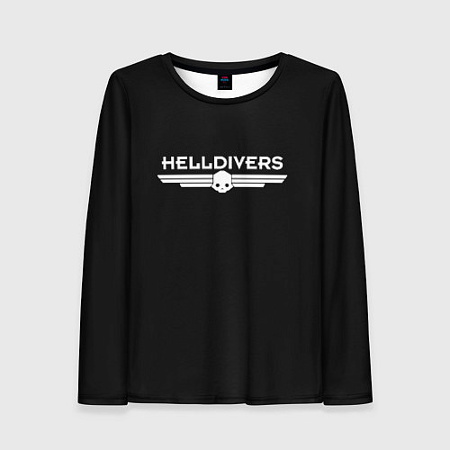 Женский лонгслив Helldivers Logo / 3D-принт – фото 1