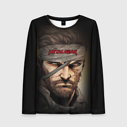 Женский лонгслив Metal gear Venom Snake