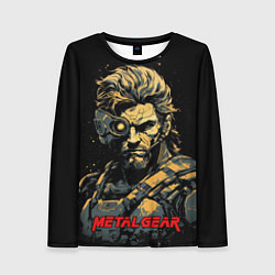 Женский лонгслив Веном Снейк Metal gear game