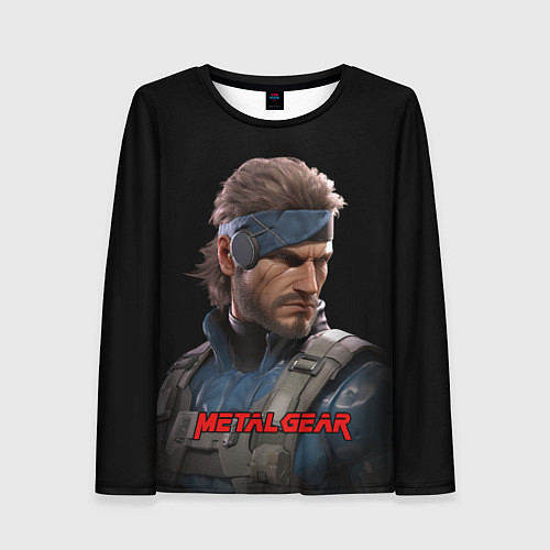 Женский лонгслив Веном Снейк из игры Metal gear / 3D-принт – фото 1