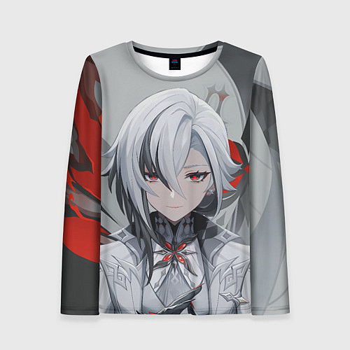 Женский лонгслив Arlecchino Genshin Impact / 3D-принт – фото 1