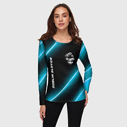 Лонгслив женский Goblin Slayer неоновые лампы, цвет: 3D-принт — фото 2