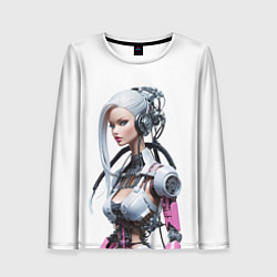 Лонгслив женский Cyber warrior Barbie - ai art fantasy, цвет: 3D-принт