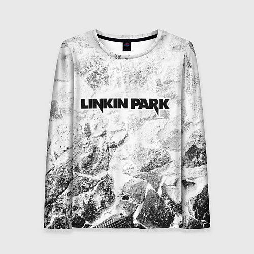 Женский лонгслив Linkin Park white graphite / 3D-принт – фото 1