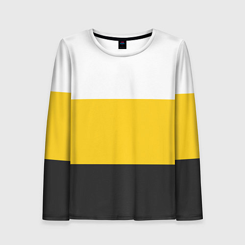 Женский лонгслив Флаг Российской империи / 3D-принт – фото 1