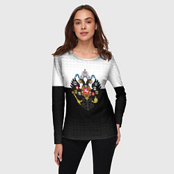 Лонгслив женский Имперская Россия с гербом, цвет: 3D-принт — фото 2