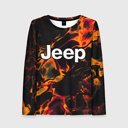 Женский лонгслив Jeep red lava