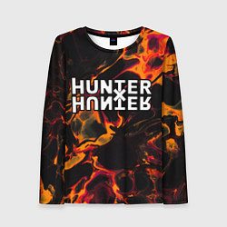 Лонгслив женский Hunter x Hunter red lava, цвет: 3D-принт