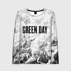 Женский лонгслив Green Day white graphite