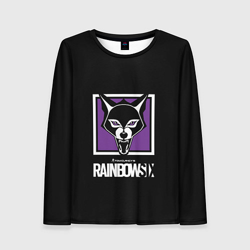 Женский лонгслив Rainbow six logo ubisoft / 3D-принт – фото 1
