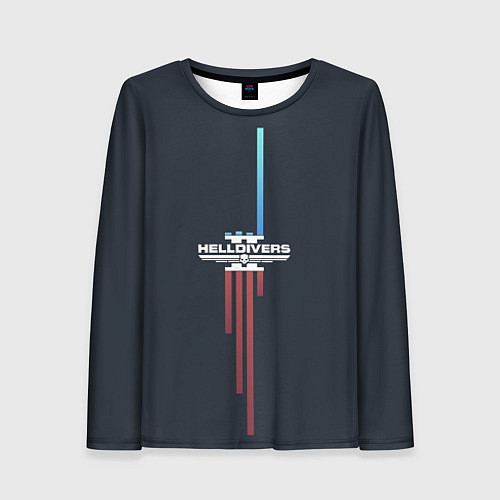 Женский лонгслив Helldivers Review Bombing / 3D-принт – фото 1