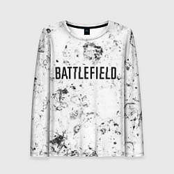 Женский лонгслив Battlefield dirty white craters