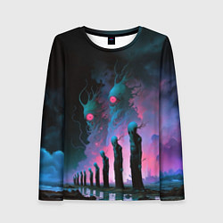 Лонгслив женский Инопланетные монстры, цвет: 3D-принт