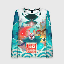 Женский лонгслив Персонажи Bo path of the teal lotus