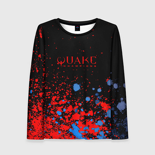 Женский лонгслив Квейк чемпион / 3D-принт – фото 1