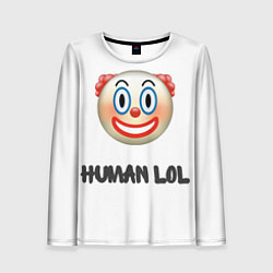 Лонгслив женский Human Fall Clown, цвет: 3D-принт