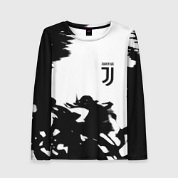 Женский лонгслив Juventus smoke black fire