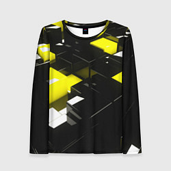 Женский лонгслив Абстракция обман зрения