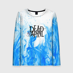 Лонгслив женский Dead by april fire blue, цвет: 3D-принт