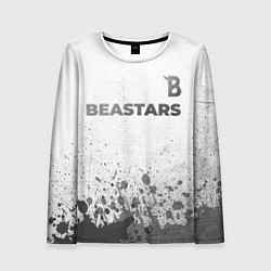Лонгслив женский Beastars - white gradient посередине, цвет: 3D-принт