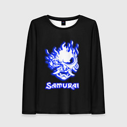 Женский лонгслив Samurai logo ghost