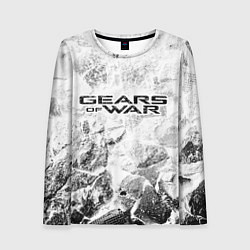 Женский лонгслив Gears of War white graphite