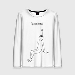 Лонгслив женский Ментальный образ учителя, цвет: 3D-принт