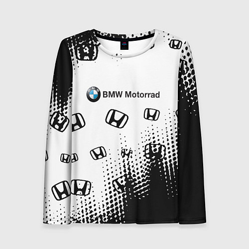 Женский лонгслив BMW x honda pattern / 3D-принт – фото 1