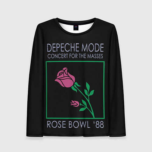 Женский лонгслив Depeche Mode - Rose Bowl / 3D-принт – фото 1