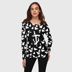 Лонгслив женский Doom telegram, цвет: 3D-принт — фото 2