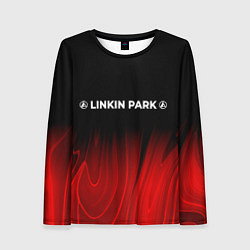 Женский лонгслив Linkin Park 2024 red plasma