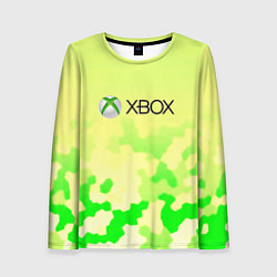 Лонгслив женский Xbox camo, цвет: 3D-принт