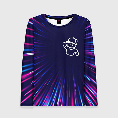 Женский лонгслив Stumble Guys northern cold / 3D-принт – фото 1