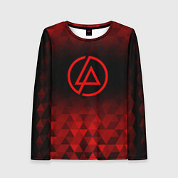 Женский лонгслив Linkin Park red poly