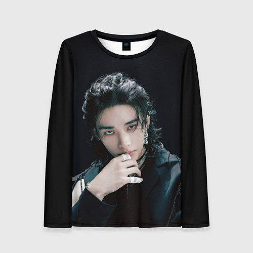 Женский лонгслив Stray Kids Hyunjin Giant concept / 3D-принт – фото 1