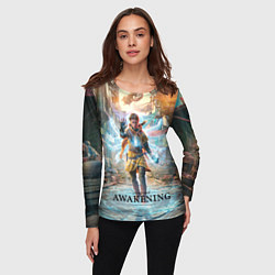 Лонгслив женский Чародейка Unknown 9 awakening, цвет: 3D-принт — фото 2